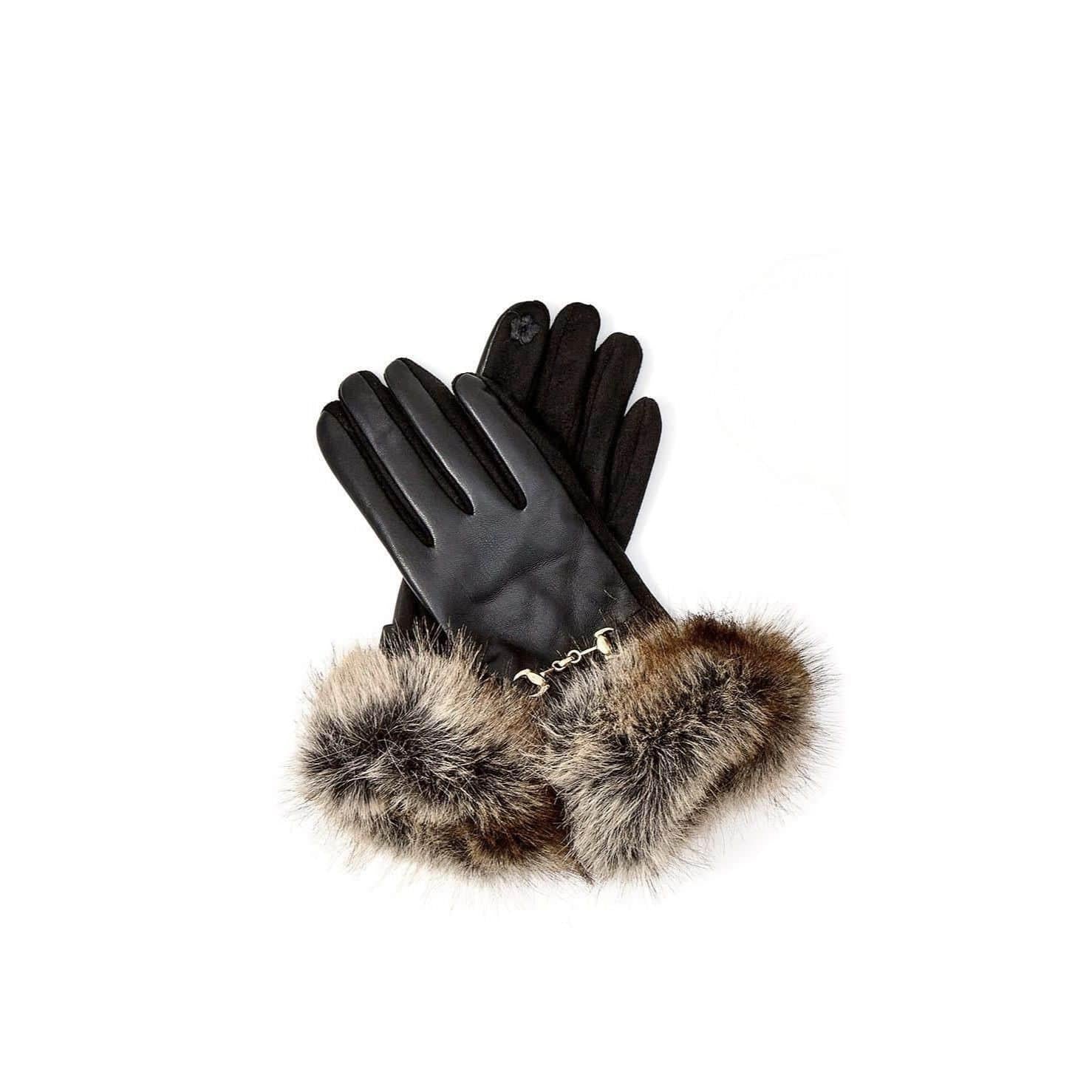 Faux Fur Cuff Glove